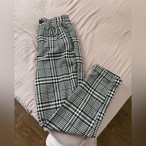 High waisted trousers